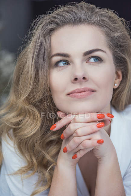 Beautiful blonde woman — Stock Photo