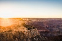 Sunlit view in Grand Canyon — Stock Photo