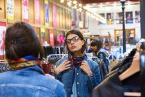 Young female shopper — Stock Photo