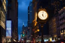 Перегляд вулиці в Манхеттен — стокове фото