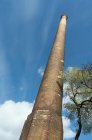 Bottom view of Old chimney — Stock Photo