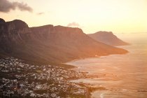 View from Lions Head Mountain to Camps Bay — Stock Photo