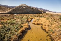Flusso desertico nel Parco Nazionale della Valle della Morte — Foto stock