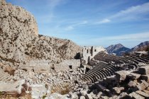 Вид на амфитеатр Термессоса — стоковое фото