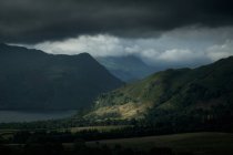 Ullswater and storm clouds — Stock Photo