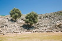 Blick auf das römische Theater — Stockfoto