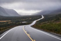 Carretera rural sinuosa - foto de stock