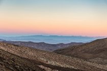 Landscape from Dantes View at sunset — Stock Photo