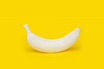Banana painted white — Stock Photo