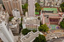 Vue depuis les gratte-ciel de Hong Kong — Photo de stock
