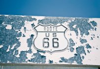 Panneau Route 66 — Photo de stock
