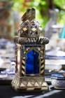 Ornate metal lantern — Stock Photo