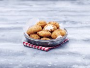 Fried nuggets in bowl — Stock Photo