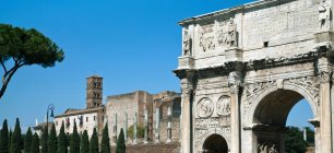 Arco de Constantino en Roma - foto de stock