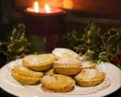 Christmas mince pies — Stock Photo