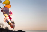Ballons flottant dans le vent — Photo de stock