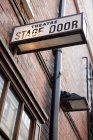 Stage door of West End theatre — Stock Photo