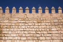 Alte Mauer mit Zähnen — Stockfoto