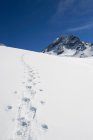 Вид на гори в снігових Альпах — стокове фото