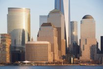 Nova Iorque skyline e água — Fotografia de Stock