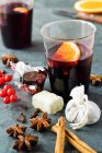 Mulled wine glasses — Stock Photo