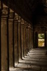 Colonnato alle rovine del tempio di Ta Prohm — Foto stock