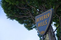 Panneau de Beverly Hills — Photo de stock