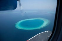 Vista aerea della barriera corallina tropicale — Foto stock