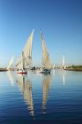 Felucca-Boote auf dem Nil — Stockfoto