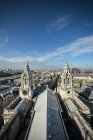 Aerial view of London from St. Paul Cathedral, UK — Stock Photo