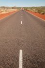 Distant view of Stuart highway australia — Stock Photo