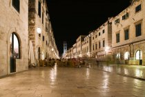 Straße in der Altstadt von Dubrovnik — Stockfoto