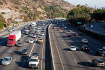 Interstate 405 bei Sonnenuntergang bouledvard, Los Angeles County, Kalifornien, Vereinigte Staaten — Stockfoto