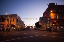 Panneau de Venise à Main Street, Los Angeles, Californie, USA — Photo de stock