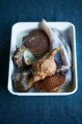 Muscheln für traditionelle japanische Gerichte — Stockfoto