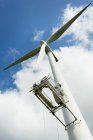 Wartungsarbeiten an Rotorblättern von Windkraftanlagen — Stockfoto