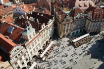 Вид с воздуха на Stare mesto prague — стоковое фото