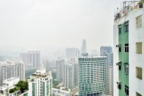 Vista de la ciudad de Tsuen Wan - foto de stock