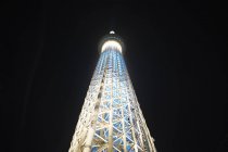 Tokyo skytree por la noche - foto de stock