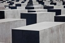 Esculturas de concreto, memorial do holocausto, Berlim, Alemanha — Fotografia de Stock