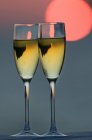 Two glasses of champagne — Stock Photo