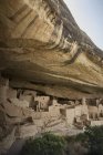 View of cliff dwellings at mesa verde national park — Stock Photo