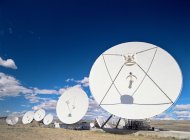 Antennes de communication en Brewster, Washington — Photo de stock