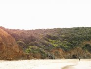 Blick auf Klippen und Strand, Point Addis Nationalpark, Anglesea, Australien — Stockfoto
