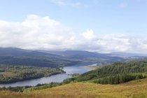 Vista panorâmica de Loch Garry, Fort Augustus, Escócia — Fotografia de Stock