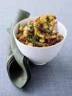 Cuttlefish and chickpea salad — Stock Photo