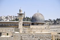 Vista de Haram al-Sharif, Monte del Templo, Jerusalén, Israel - foto de stock