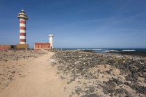 Toston Lighthouse, Faro del Toston — Stock Photo