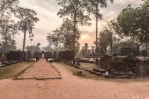 Ruinas del templo de Banteay Srei - foto de stock