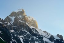 Vista do pico da montanha de Ushba, Svaneti, Geórgia — Fotografia de Stock